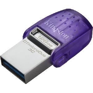  KINGSTON, Flash Memory, DTDUO3CG3/128GB  200MB/s dual USB-A + USB-C.
