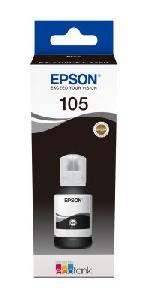  105 - C13T00Q140, EPSON, Ink,  Black Ink Bottle 140ml.