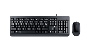 KM-160, GENIUS, Keyboard, Wired Keyboard and Mouse Combo.