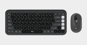  POP ICON, LOGITECH, Keyboard, Silent Wireless Combo - GRAPHITE - US INT'L.