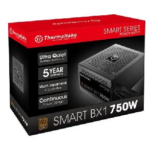 Smart BX1 750W, Thermaltake,Power Supply 750W, 80 PLUS Bronze, 12cm Hydraulic bearing fan,EU,230V, PS-SPD-0750NNSABE-1 Smart BX1 750W, Thermaltake,Power Supply 750W, 80 PLUS Bronze, 12cm Hydraulic bearing fan,EU,230V, PS-SPD-0750NNSABE-1
