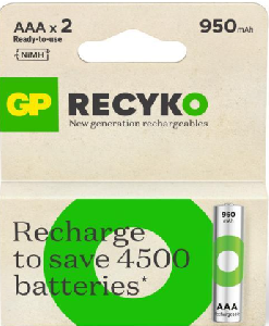  RHC103E041, GP, Battery, AAAx2, NiMH 1.2V 950mAh.