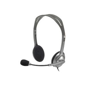  H110, Logitech, Headset, In-line controls, 3.5mm jack, 2.35 m, Silver/ Gray..